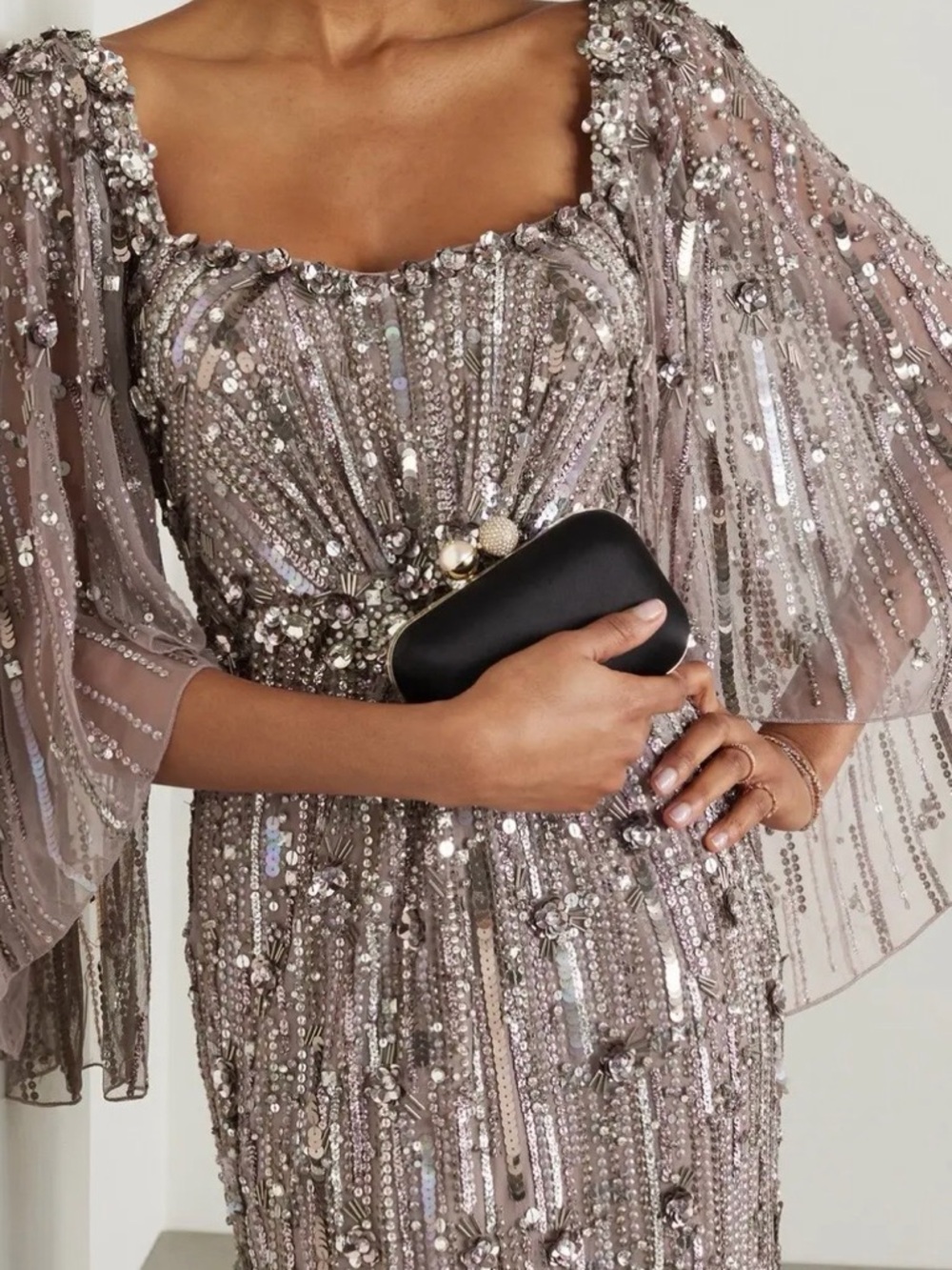 Jenny Packham Glittering Mauve Gown - Picture 10 of 10